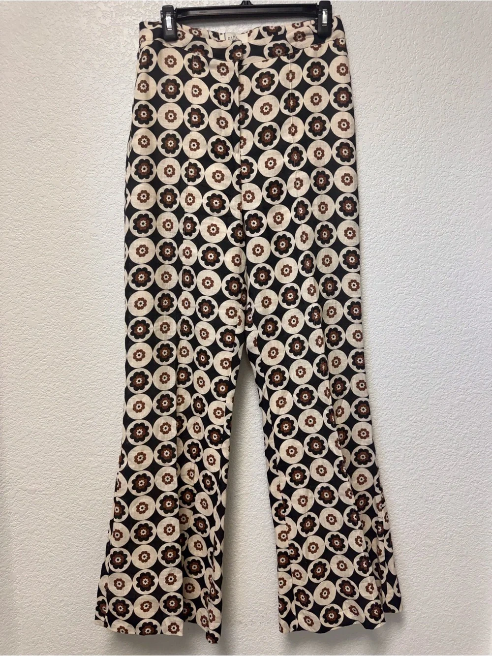 NWT DISSH Dixon Floral Linen Flare Pants - Picture 4 of 16